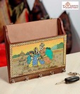 Aapno Rajasthan Framed Key Hanger & Paper Stand