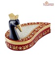 Aapno Rajasthan Gold Embossed Peacock Design Chopra_63