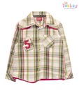 Beebay Green Checkered Boys Shirt For Kids