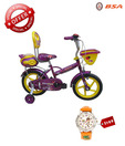 BSA Champ Dew Bicycle (12 inches) with free kids watch