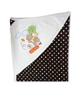 Baby Boo Wrapping Sheet With Overall Polka Prints-White