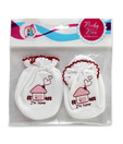 Baby Boo Mitten & Booty With Fun Embroidery - Set Of 2