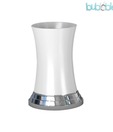 Plumeria  Classy White Tumbler