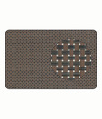 Freelance Dark Brown Basket Weave Table Mat-Set Of Six