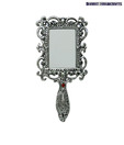 Bharat Handicrafts Alluring Rectangular Hand Mirror