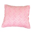MeSleep Pink Embroidered Cushion Cover