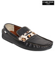 Carlton London Trendy Black Loafers