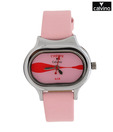 Calvino Stylish Oval Pink Watch