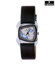 Calvino Trendy Black Case Watch