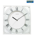 Rhythm White Round Wall Clock
