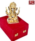 Craft N Craft Intricate Brass Ganesh Idol