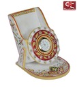Craft N Craft Stone Embellished Mobile Stand With Clock