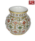 Craft N Craft Attractive Jarkan Stone Marble Pot