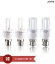 LightO Two 5W & Two 8W CFLs Combo-U Shape