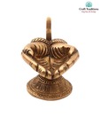 Craft Traditions Brass Hand Diya Showpiece