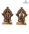 Craft Traditions Brass Ring Ganesh Laxmi showpiece set