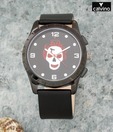 Calvino Fiery Skull Red & Black Watch