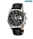 Casio Black Strap Chrono Watch