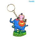 Chumbak Elephant & Monkey Keychain