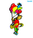Chumbak Balloon Wallah Fridge Magnet