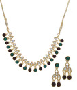 Darpan Jewels Kundan Studded Necklace Set