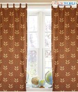 Dekor World Brown and Beige Curtain