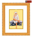 Diviniti Auspicious Shirdi Sai Baba DG Car Frame