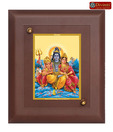 Diviniti Holy Shiv Parivar MDF Car Frame
