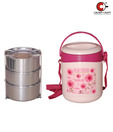 Crown Craft Floral Tiffin Box Set - 3 Pcs