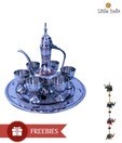 Little India Antique Wine Set With Free Wall Hanging - 8 Pcs