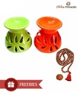 Divine Miracles Carved Oil Burner Combo