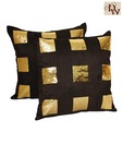 Home Kraft Geometric Gold Cover Set