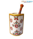 Dekor World Marble Hand Painted Pen Holder