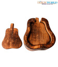 Dekor World Pear Shaped Coaster Set - 6 Pcs