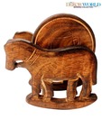 Dekor World Horse Holder Coaster Set - 6 Pcs