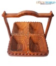 Dekor World Wooden Dry Fruit Box