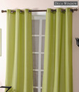 Deco Window Plain Light Green Curtain