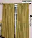 Deco Window Plain Golden Curtain