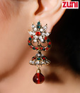 Zuni Charming Blue Handcrafted Earrings with Free Earrings
