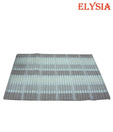 Elysia Cotton Light Grey & White Door Mat