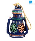 ExclusiveLane Hand painted Blue Lantern