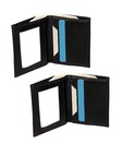 Essart Black Credit/Visiting Card Holder with ID window (pack of 2)
