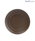 FCML Ceramic Chocolate Colour Dinner Plate