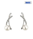 Facetz Charming Diamond & Pearl Earrings