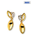 Facetz Cute Gold Finish Diamond Earrings