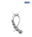 Facetz Beautiful Platinum Finish Diamond Pendant