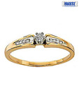 Facetz Splendid Diamond Gold Ring