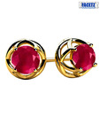Facetz Gorgeous Ruby Earrings