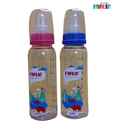 FARLIN Pink Un-Rolling Feeding Bottle - 250 Ml.