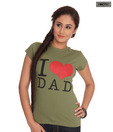 Finesse Adorable Olive Green T-Shirt